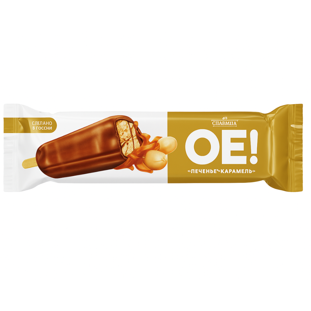 Мороженое ОЕ! СибХолод печенье-карамель 74 гр