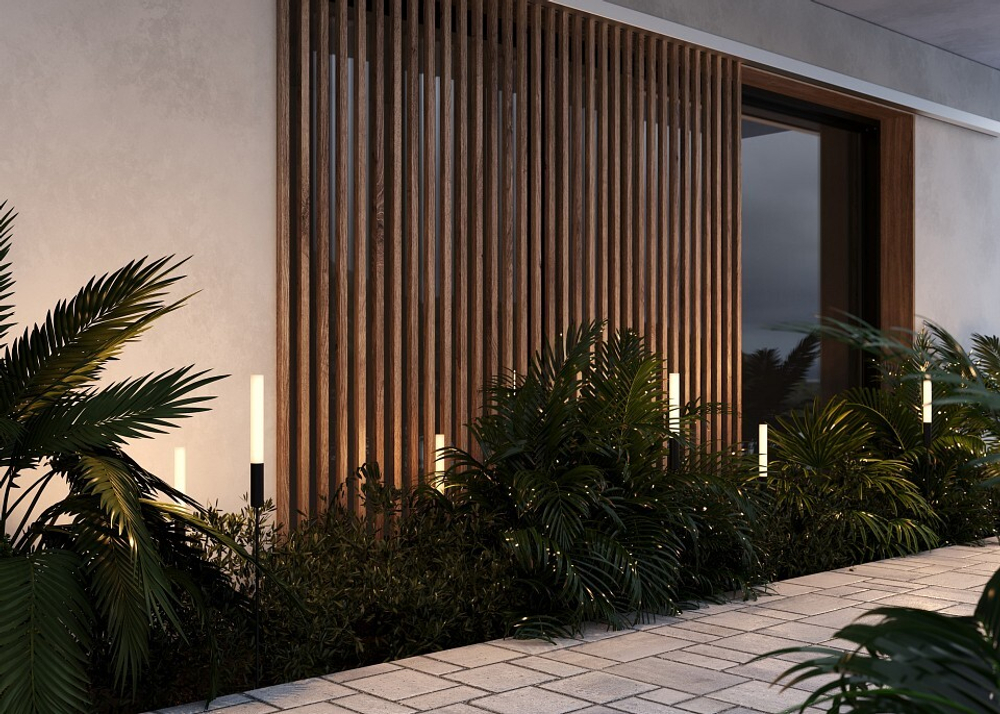 Наземный высокий светильник Maytoni Flare O487FL-L3GF3K1