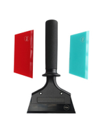 Shine Systems Набор для тонировки, 1 ручка 3 ракеля разной твердости 90А, 80А,70А