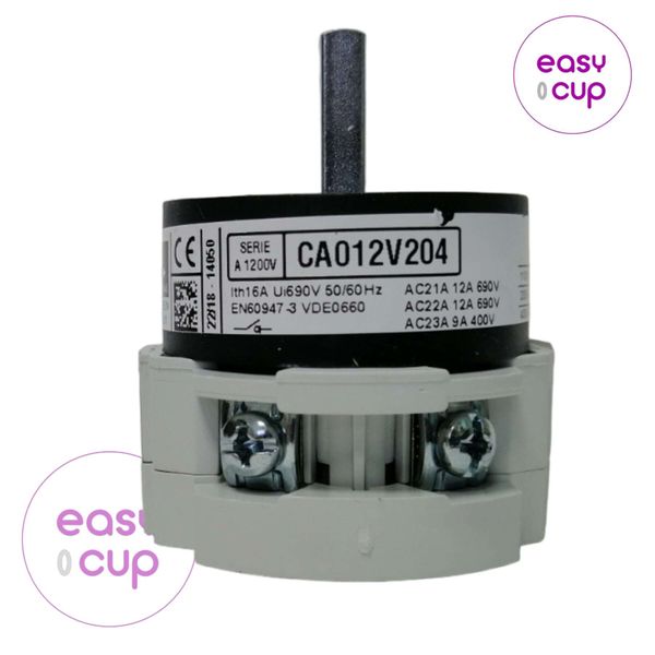 Выключатель поворотный Bremas  0-1, 16A, для кофемолок Fiorenzato