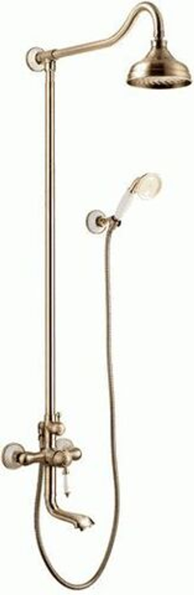 душевая система LEMARK Villa "Тропический дождь", бронза LM4862B