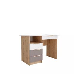 Стол «Лавис» СТД 1070.1 (дуб бунратти/белый софт), ЛДСП/МДФ, ДСВ Мебель