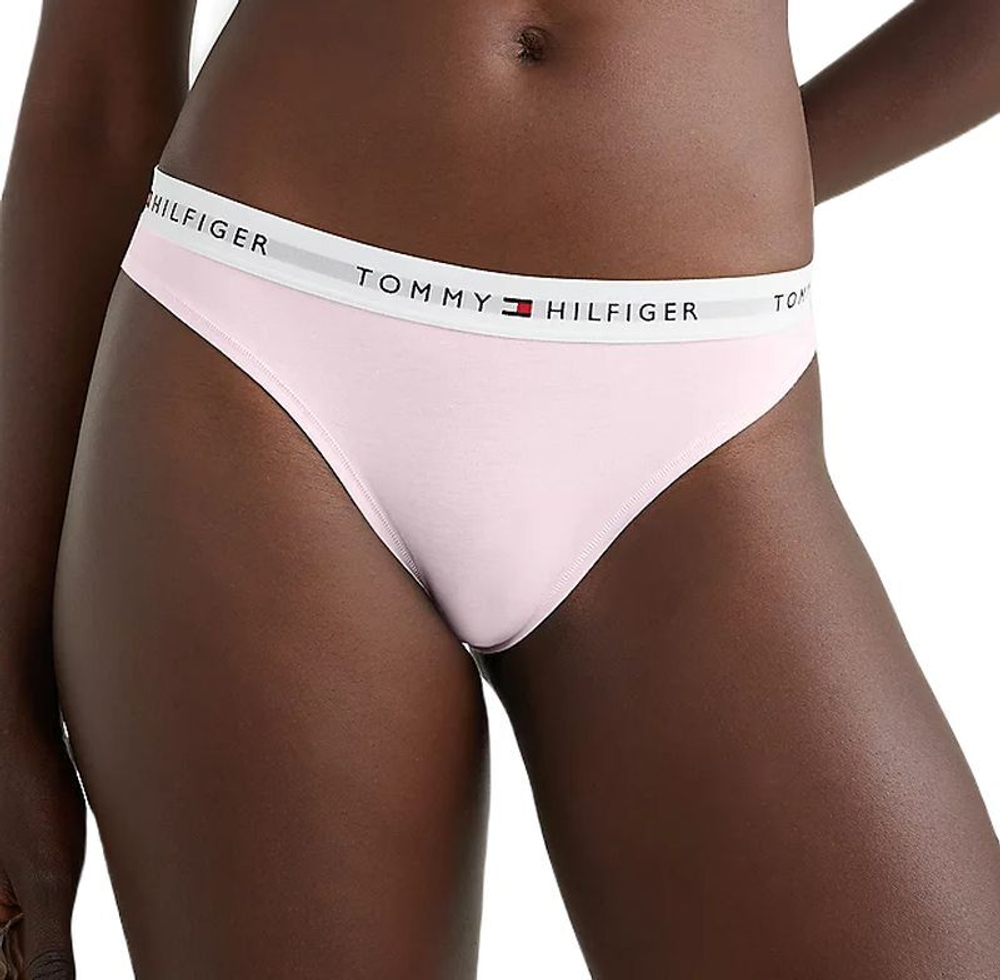 Majtki Tommy Hilfiger Thong 1P - Розовый