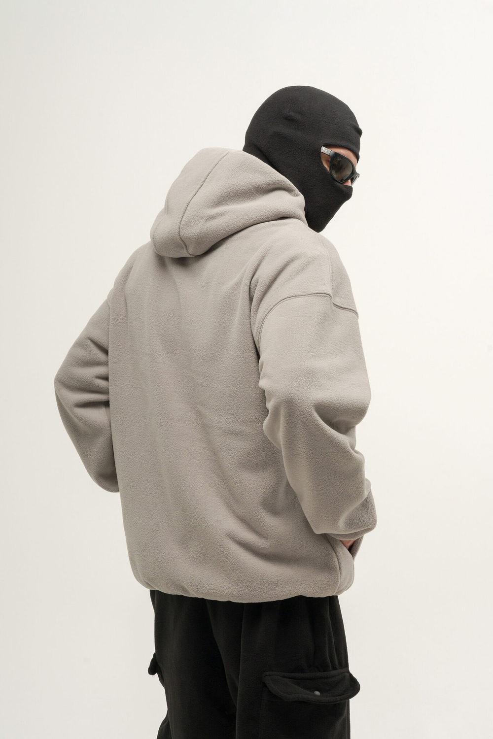 Худи KUL'TURA "HALF ZIP FLEECE" Серый