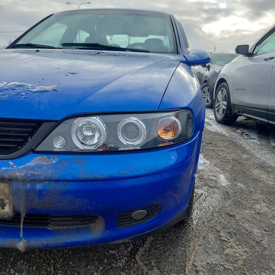 Передние фары Opel Vectra B angel eyes black