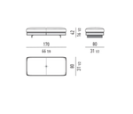 Connery sofa by Minotti Set 1 module 4