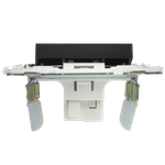 SKANDY Выключатель 1-клавишный 10А SK-V01Bl черный IEK