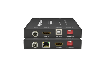 Wyrestorm EX-100-KVM-IP - комплект из приемника и передатчика по IP сетям 1 Гбит, HDMI 1.4, 4K 100м, Full HD 100м. HDCP 1.4, USB 2.0