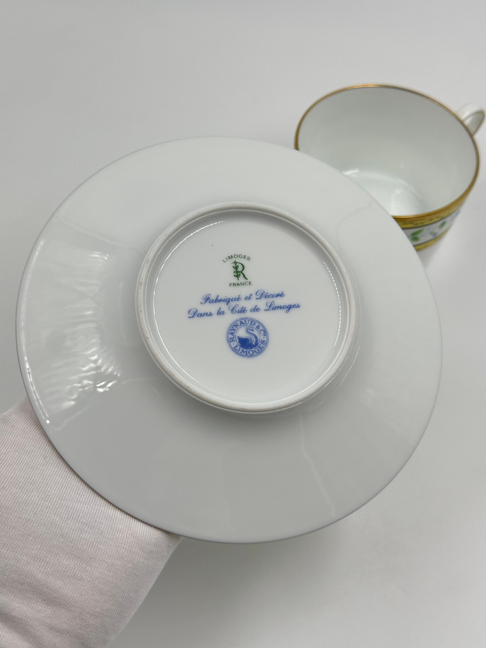 Чайная пара Raynaud Ceralene, Morning Glory Spray