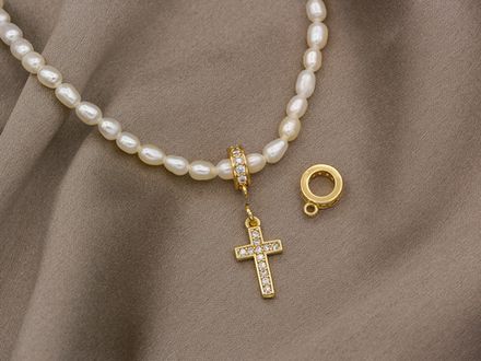 Бейл со стразами 9мм