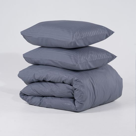 Пододеяльник Greys , страйп полисатин  220x240  HOMY