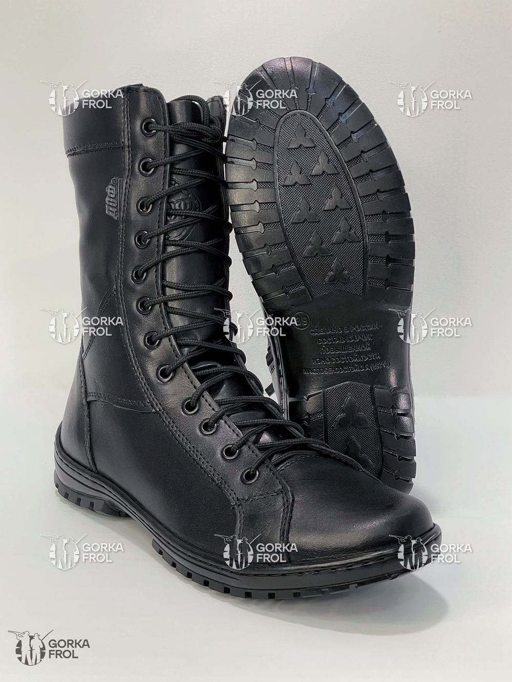 Берцы ДОФ Артек 0054-02 кожаные облегчённые (лето/демисезон)