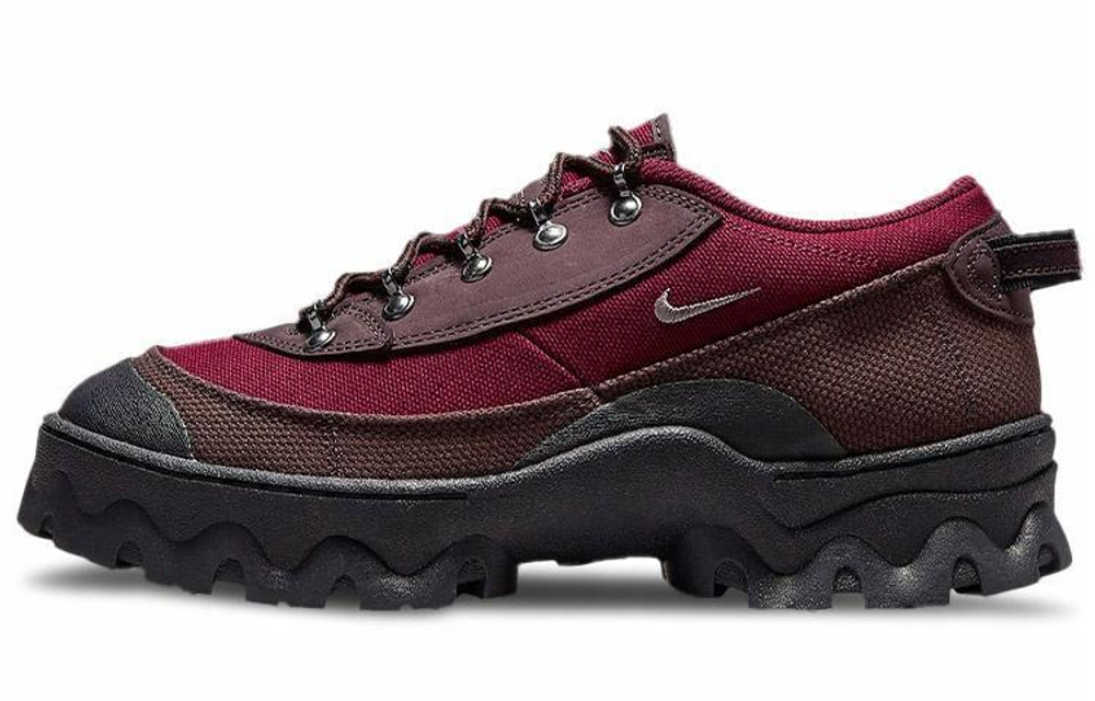 Кроссовки Nike Lahar Low "Canvas Dark Beetroot" (Женская размерная сетка)
