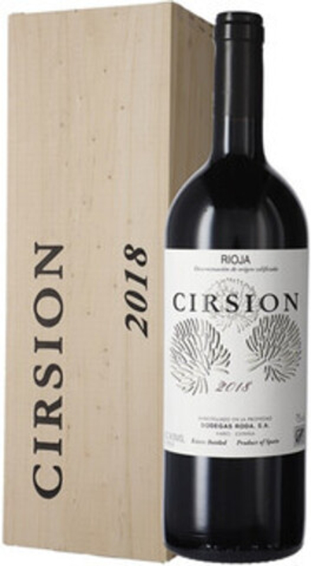 Вино Bodegas Roda Cirsion Rioja DOC wooden box, 0,75 л.