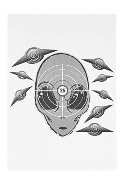 Мишень "НЛО" А3