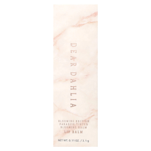Dear Dahlia, Blooming Edition, Paradise T Tted Blooming Balm, бальзам для губ, фантазия, 3,1 г (0,11 унции)