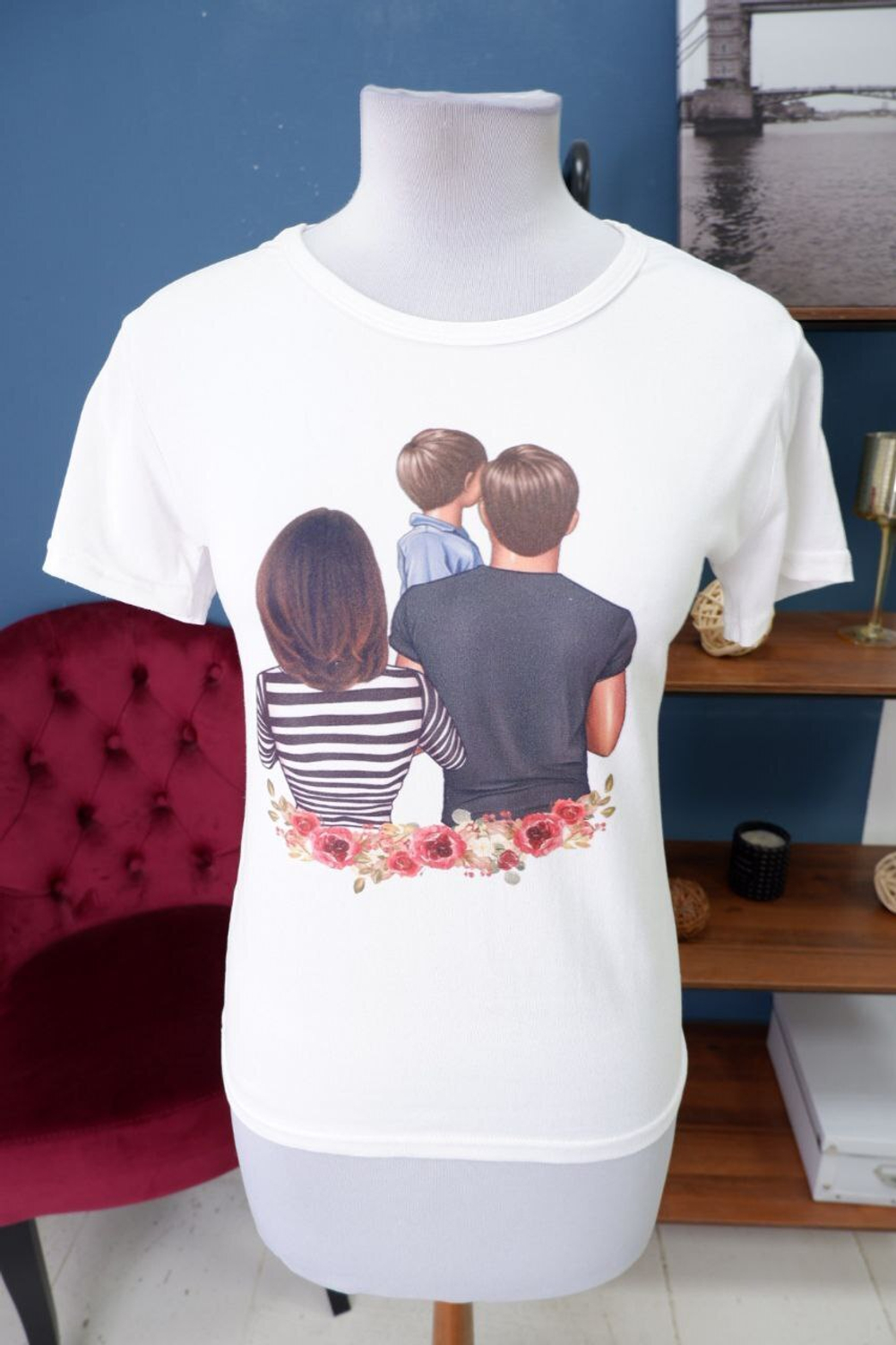 Футболка с принтом 44 размер