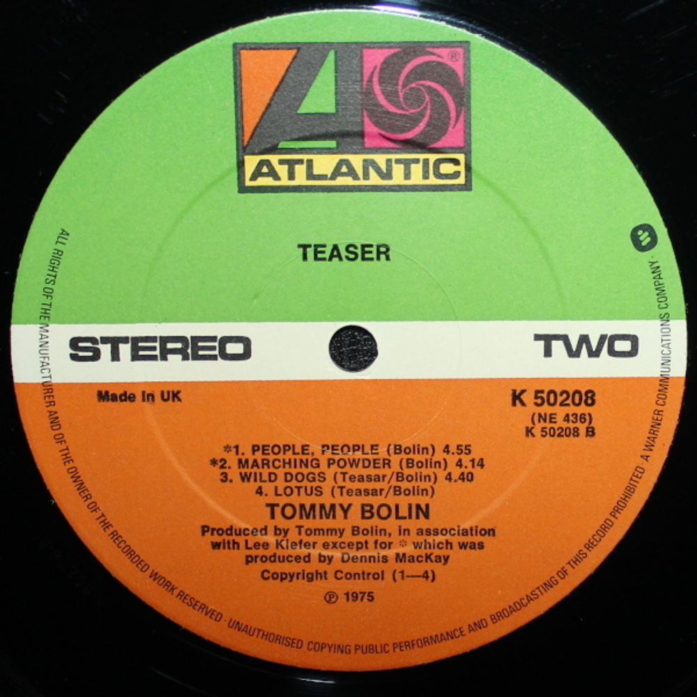 Tommy Bolin / Teaser (LP)