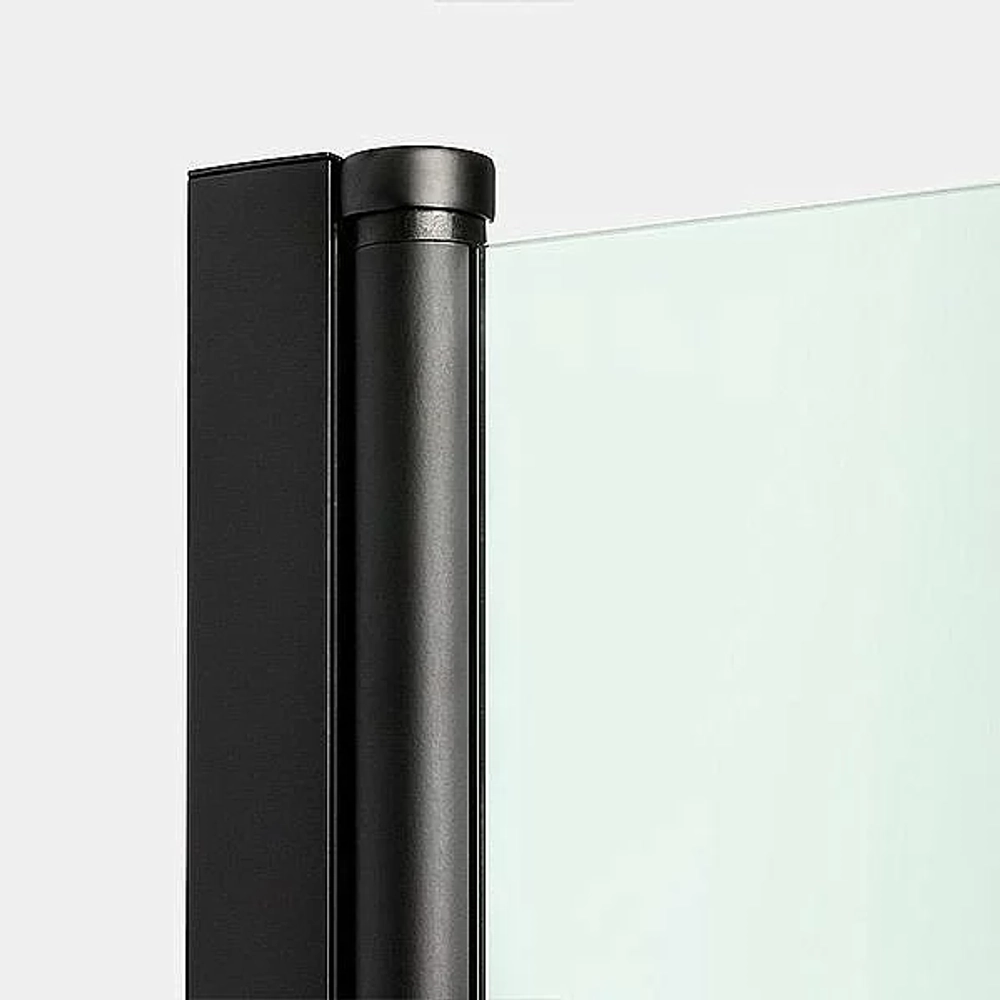 Душевой уголок NEW TRENDY NEW SOLEO BLACK K-0551 120x90 стекло прозрачное/профиль черный
