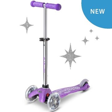 Самокат Mini Micro Deluxe Fairy Glitter LED