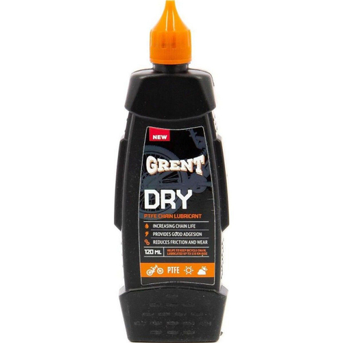 GRENT PTFE Dry Lube Цепная велосмазка для сухой погоды с тефлоном 120 мл (32130)