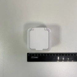 Розетка одноместная, уличная, влагозащищенная, открытой установки 16А, IP54 с заземлением, серия ПР, с крышкой