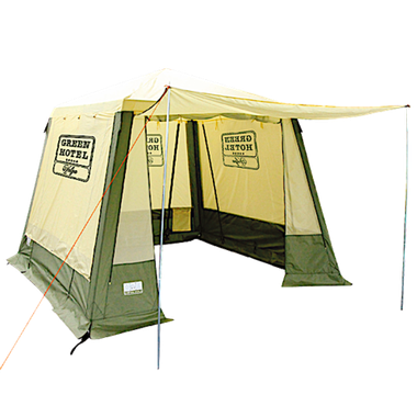 Палатка Тент-Шатёр CW Green Hotel Volga 3.2x3.2х190см 1500мм вес 16.5кг 138199