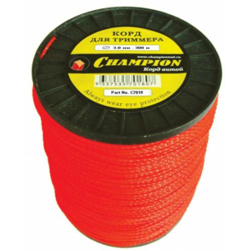 Леска CHAMPION Twisted Square 3,0*300 м (витой квадрат)   C7019