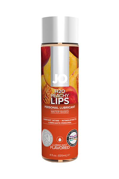 Съедобный лубрикант Персик JO H2O Lubricant Peachy Lips 120 мл