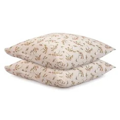 Набор из двух наволочек из сатина с принтом "Степное цветение" Prairie 70х70 см