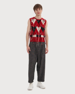 CHARLES JEFFREY LOVERBOY ЖИЛЕТ GUDDLE VEST КРАСНЫЙ