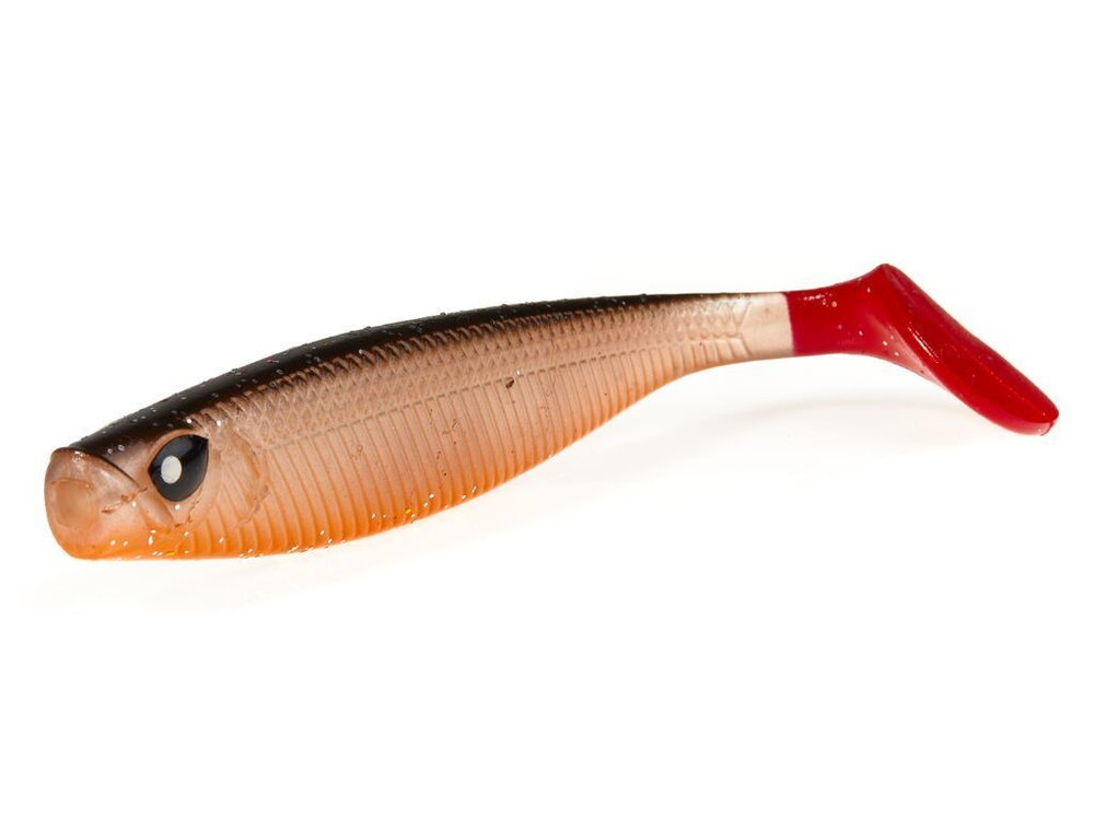 Виброхвост LJ 3D Red Tail Shad 3.5" (8.9 см), цвет PG18, 5 шт.