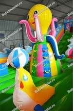 Коммерческий батут "Солнечный осьминожек"