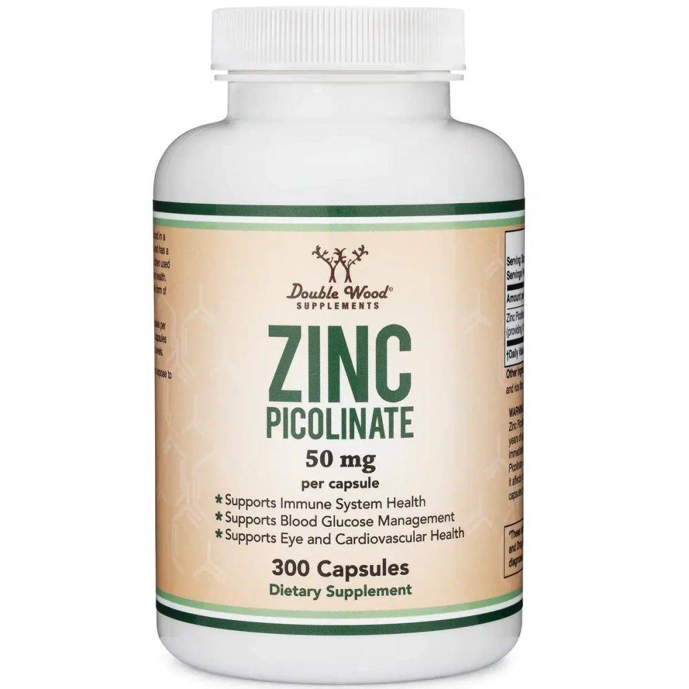 Double Wood Supplements - Zinc Picolinate 300 capsules