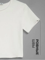 Футболка трикотажная укороченная кроп топ