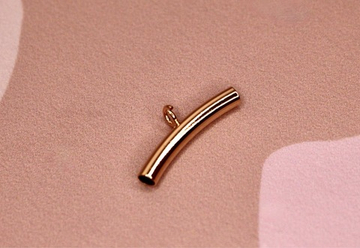 Коннекторы коромысло трубочка 20 мм позолота