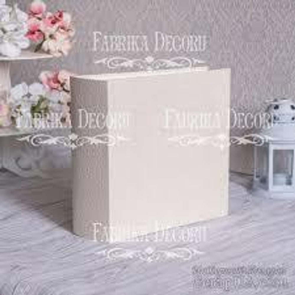 Заготовка альбома. Текстура - кожа. Белое золото