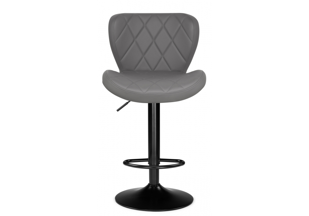 Барный стул Woodville Porch серый, черный, ножки черные