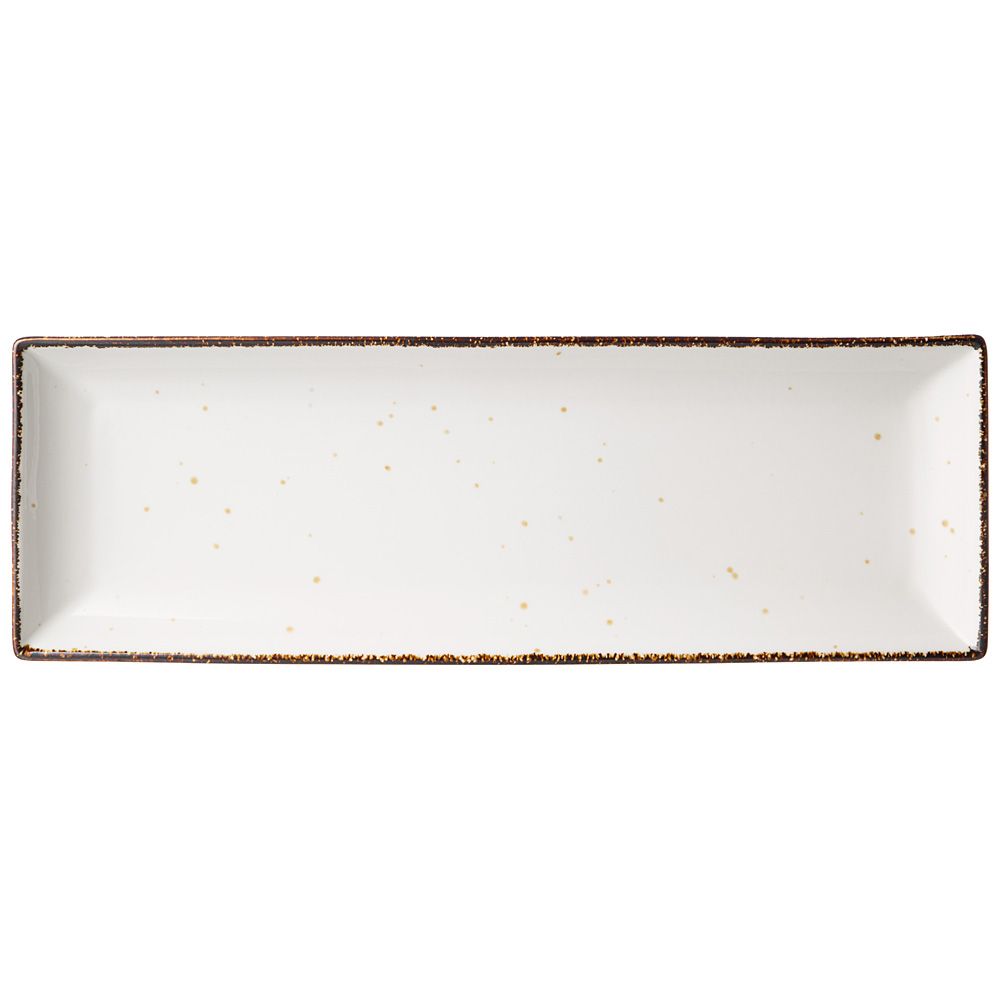 БЛЮДО BRONCO "NATURE" ПРЯМОУГОЛЬНОЕ 40,5*13,5*2,5 СМ (КОР=12ШТ.) МАЛ. УП. = 2 ШТ