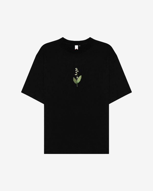 Футболка Ландыш Черная - фото 1