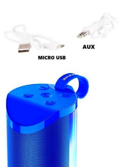 Портативная колонка Borofone BR5 с RGB подсветкой / Bluetooth 5.0 / AUX / USB / IPX5 / FM Radio