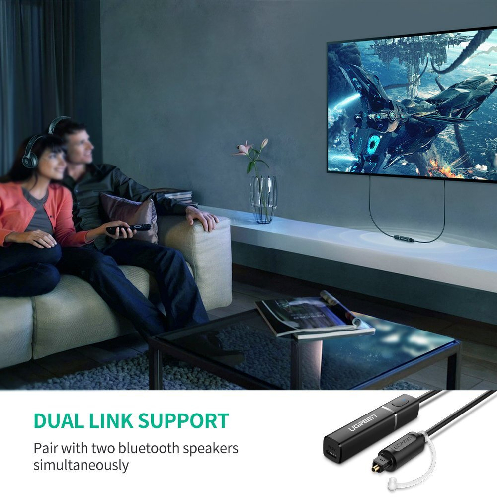Bluetooth V5.0 Audio Transmitter, Toslink, UGREEN 50213