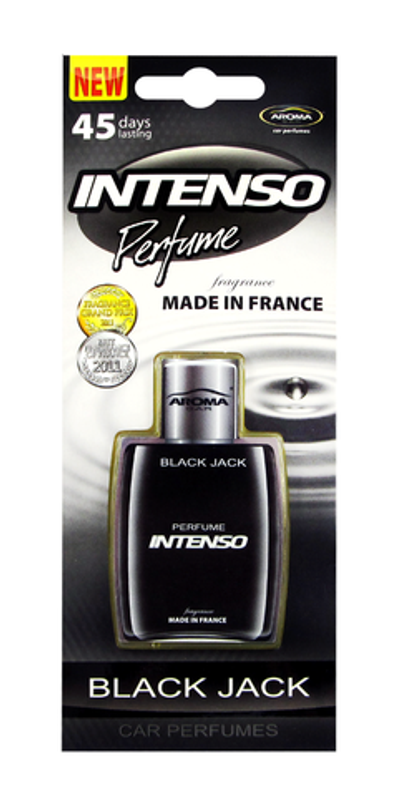 AROMA CAR INTENSO PERFUME Ароматизатор воздуха гелевый Black Jack (Черный лед)