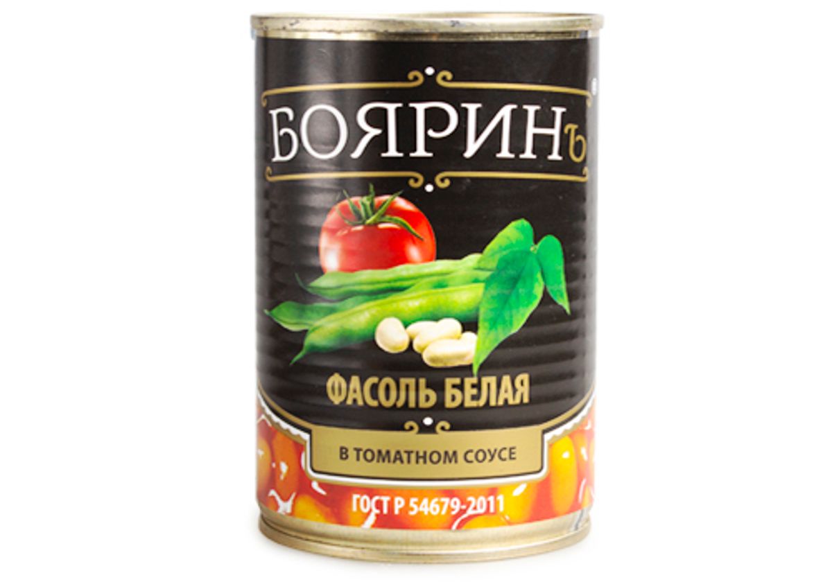 Фасоль белая в томатном соусе, 400г