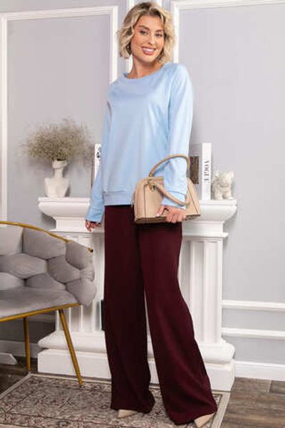 Костюм трикотажный Бергамо (голубой/бордо) К14654-10М LT Collection