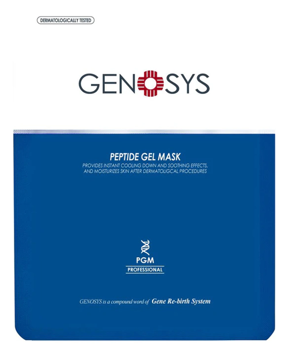 Genosys Гидрогелевая пептидная маска для лица Peptide Gel Mask 5*39г