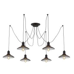 Citilux Эдисон CL451062 Люстра паук Венге