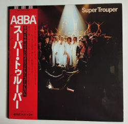 Винтажная виниловая пластинка LP ABBA Super Trouper (Japan 1980) (Obi) (EX)