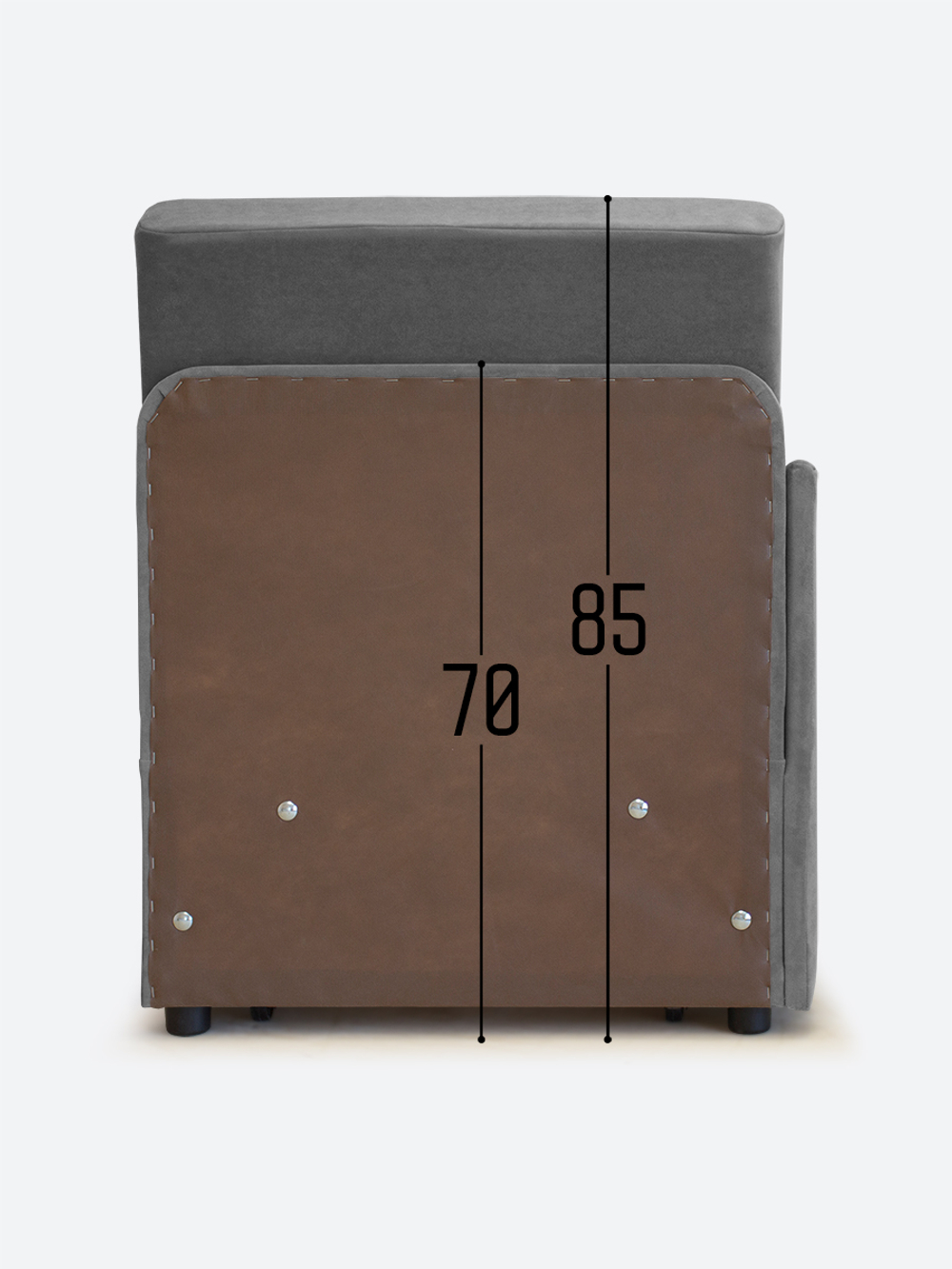 Кресло-кровать "Миник" с правым подлокотником, под правую руку