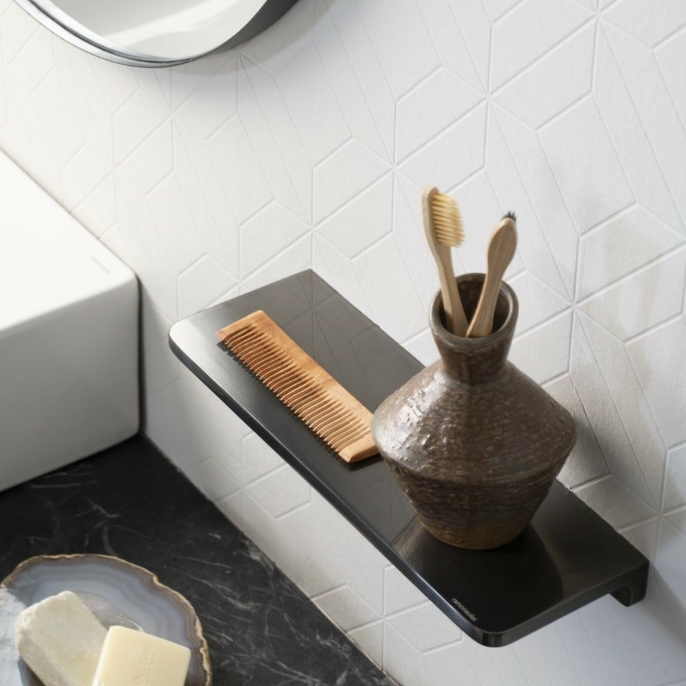 Полка для душевых принадлежностей черная ramonsoler ESTA01NM